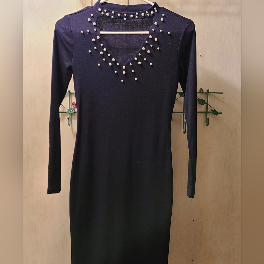 Pearl Choker Dress